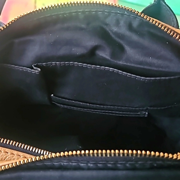 Fossil Erin tri- color leather satchel/crossbody bag - Picture 9 of 11